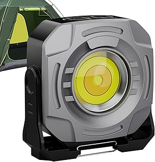 Wiederaufladbare Arbeitsleuchte - 2400LM Wiederaufladbare Drehbare Wasserdichte Leuchte Mit 360 Grad Rotation | Für LKW Inspektion Malerarbeiten Werkstatt Nachtarbeit