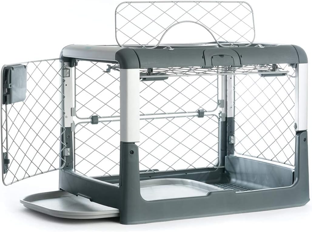 Diggs Revol Dog Crate (Collapsible Dog Crate, Portable Dog Crate, Travel Dog Crate, Dog Kennel) for Small Dogs and Puppies : Pet Supplies