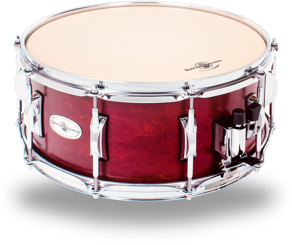 Black Swamp Percussion Concert Maple Snare Drum - 6.5-inch x 14-inch, Cherry Rosewood