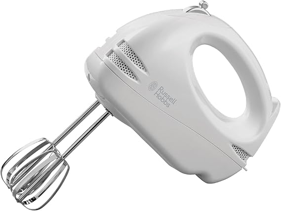 Russell Hobbs Hand Mixer Food Collection Electric with 6 Speeds