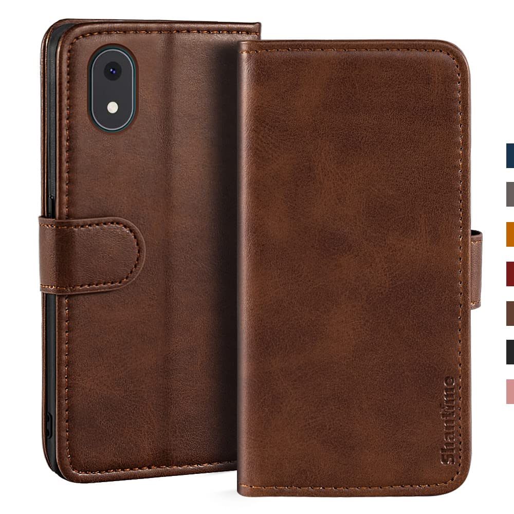 Shantime Elegante Custodia Portafoglio in Pelle Compatibile con ZTE Nubia Focus 2 5G, Flip Magnetico Antiurto, Slot Carte e Porta Foto Stand(Grigio