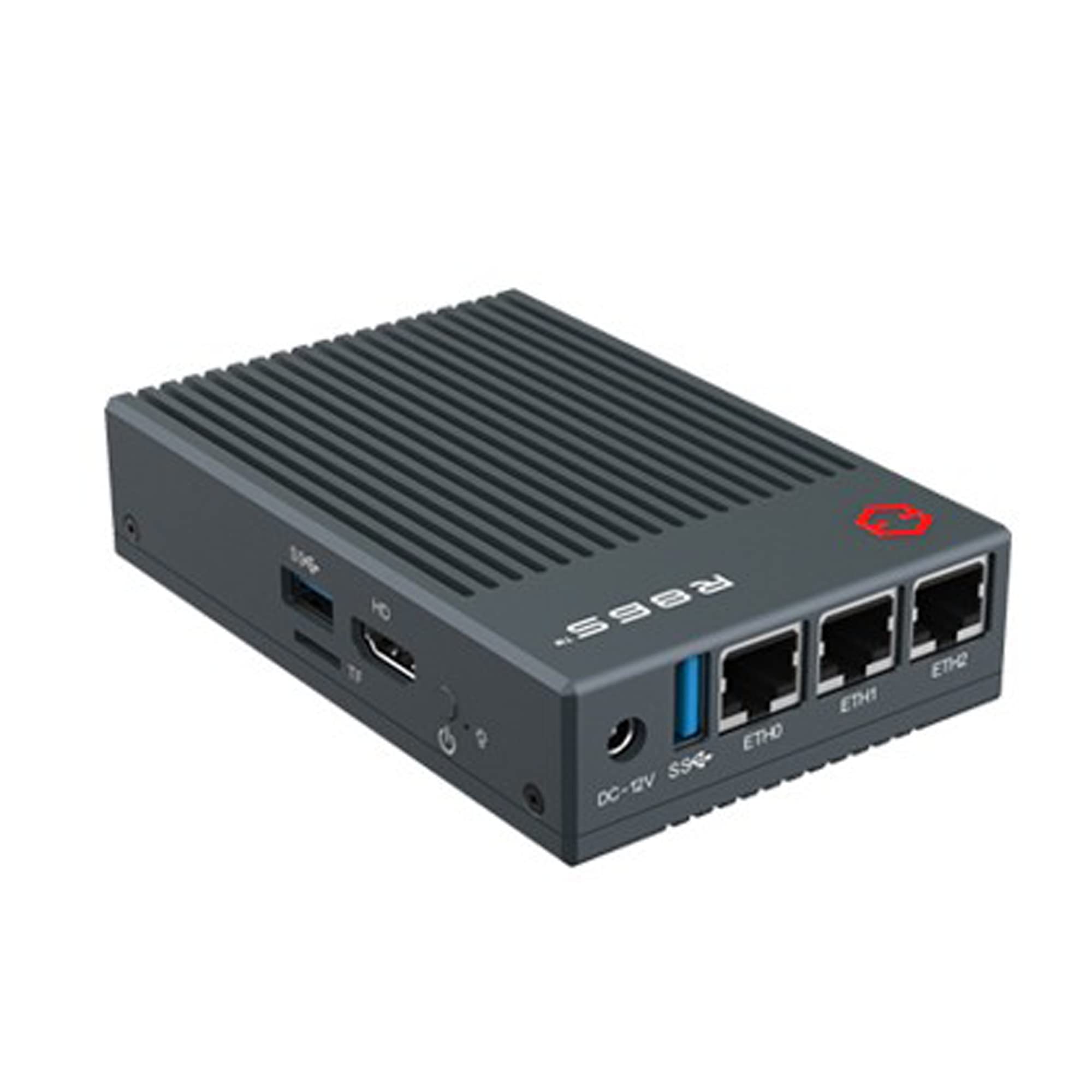 MiiElAOD R86S Soft Routing Multi-net Port, Intel Mini Host N5105 N6005 8GB/16GB 10 Gigabit Fiber Port 2.5G Router (B1, Grey)