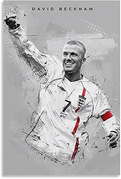 Amazon.co.jp: サッカースターデビッドベッカムポスター (16) プリント Amazon.co.jp: サッカースターデビッドベッカムポスター (16) プリント
