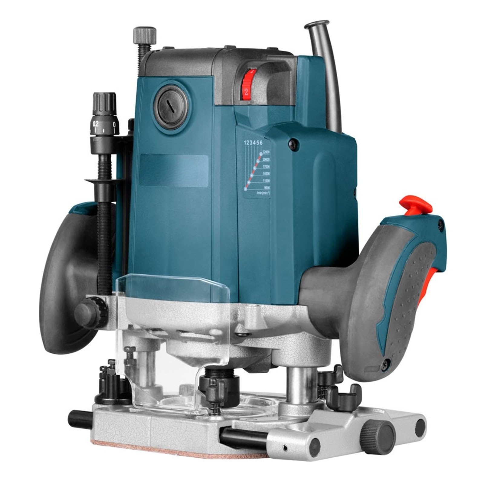 Modelo 7113 2.1KW Enrutador De Madera Eléctrico Herramientas Talla Velocidad Variable Alto Rendimiento Bloqueo RáPido
