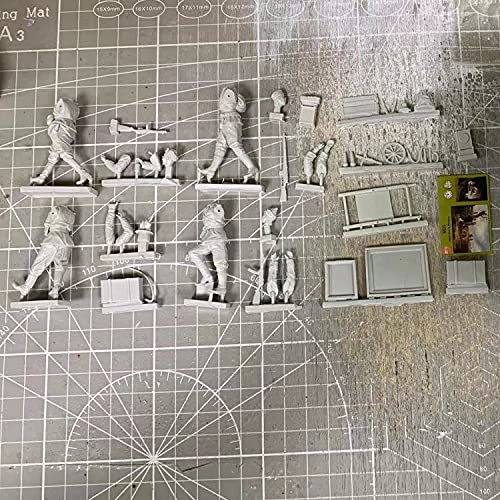 PANGCHENG Statuetta in Resina 1/35 Soldato GK Tempesta Rossa sull'Europa, Truppe Posteriori sovietiche 1944-46 Kit Non assemblato e Non Verniciato