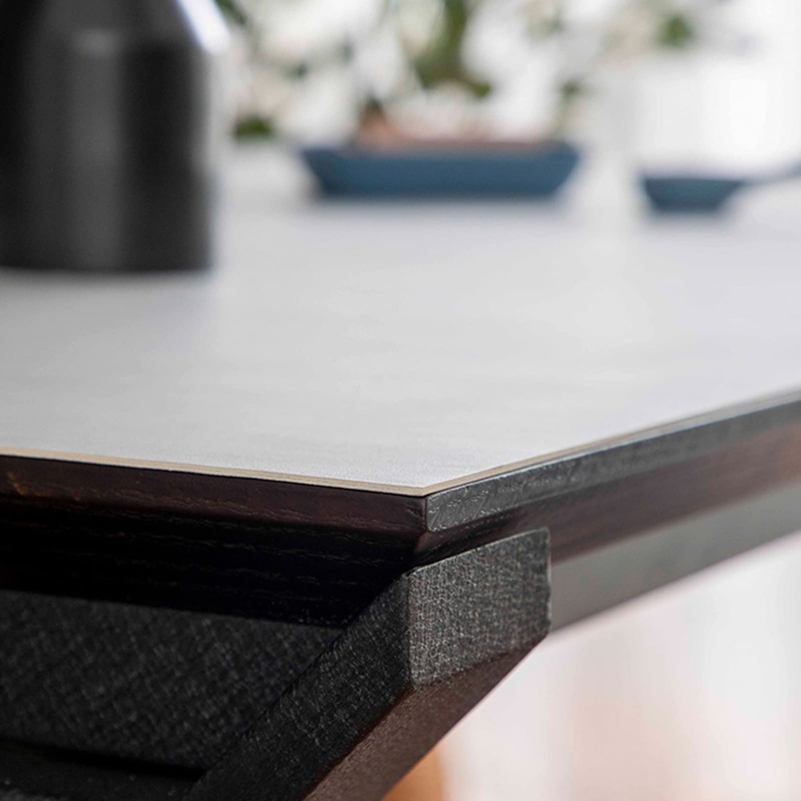 Mantel de Cuero Impermeable Disponible por Ambos Lados Adecuado para Cocina, Sala de Estar, balcón y Oficina Verde Oscuro + Gris 80 * 140cm