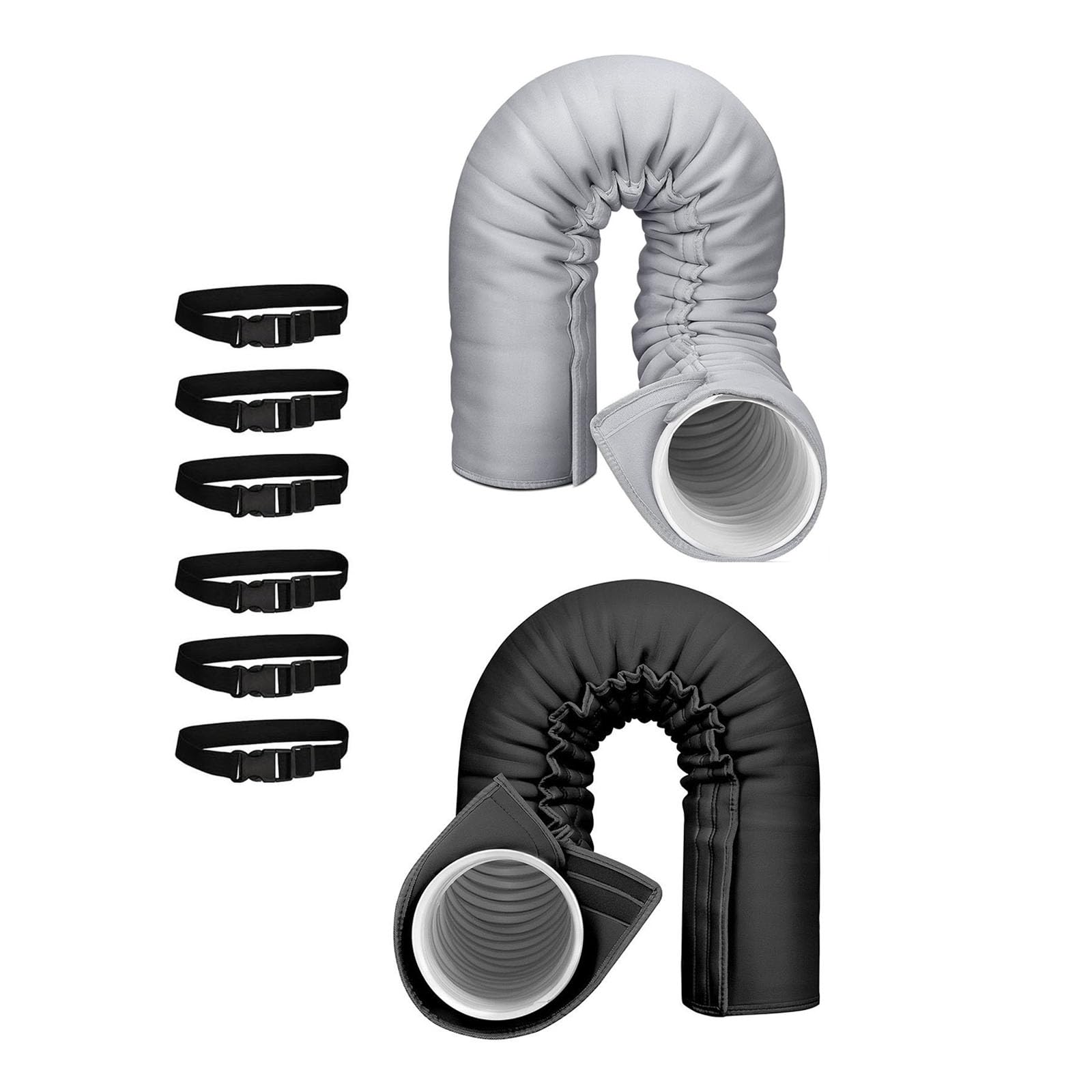 BWANGIAO Air Conditioning Hose Sleeve, Airs Conditioner Hose Cover Wrap for 5"-5.9" Diameter Exhaust Hose,Hoses Duct Vent Cover