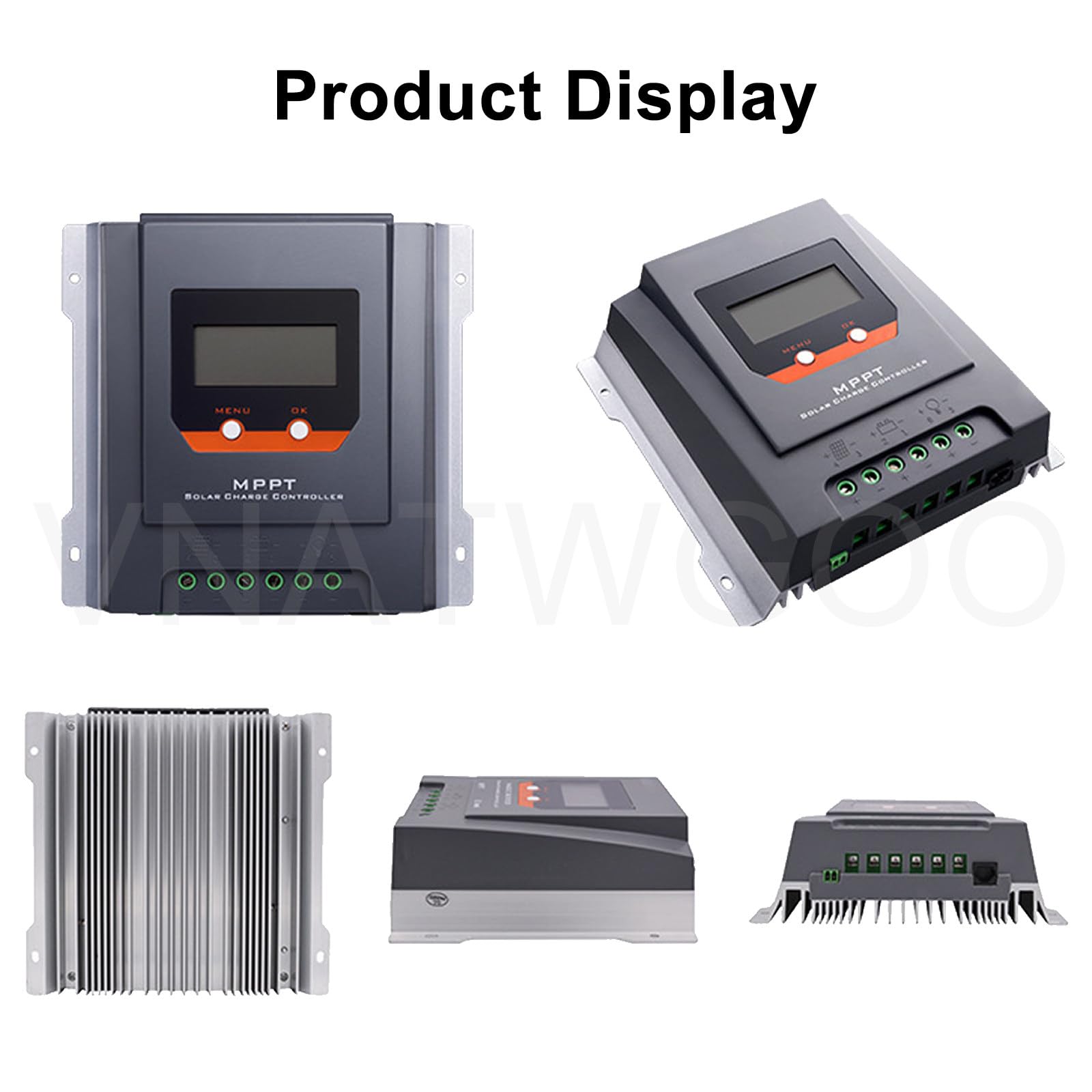 Regulator łAdowania SłOnecznego 20A/30A 12V/24V, WyśWietlacz Mppt Lcd, Z Czujnikiem Temperatury I Zabezpieczeniem Przed PrzełAdowaniem, Do PojazdóW, Domu 12/24V20A