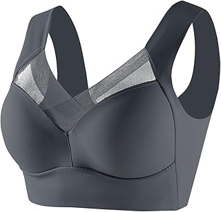 Sports Bras for Women Full Coverage Plus Size No...