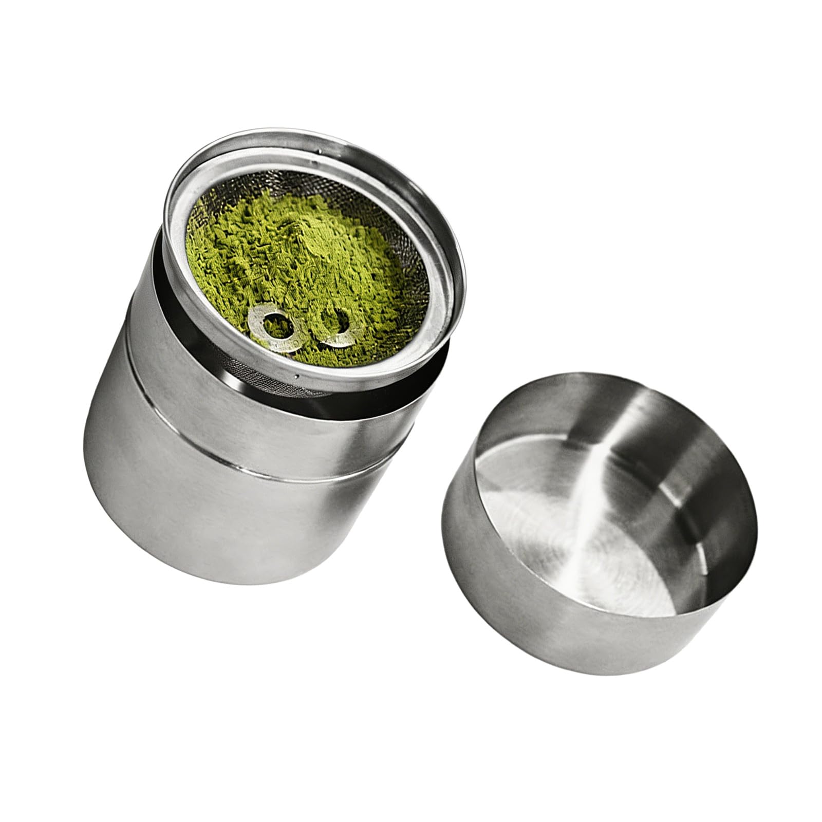 Hsyzygian Modern Compact Tea Tin Featuring Sealing Technology to Keep Powder Dry and Flavorful Japanese Fashion Tea Storage Container
