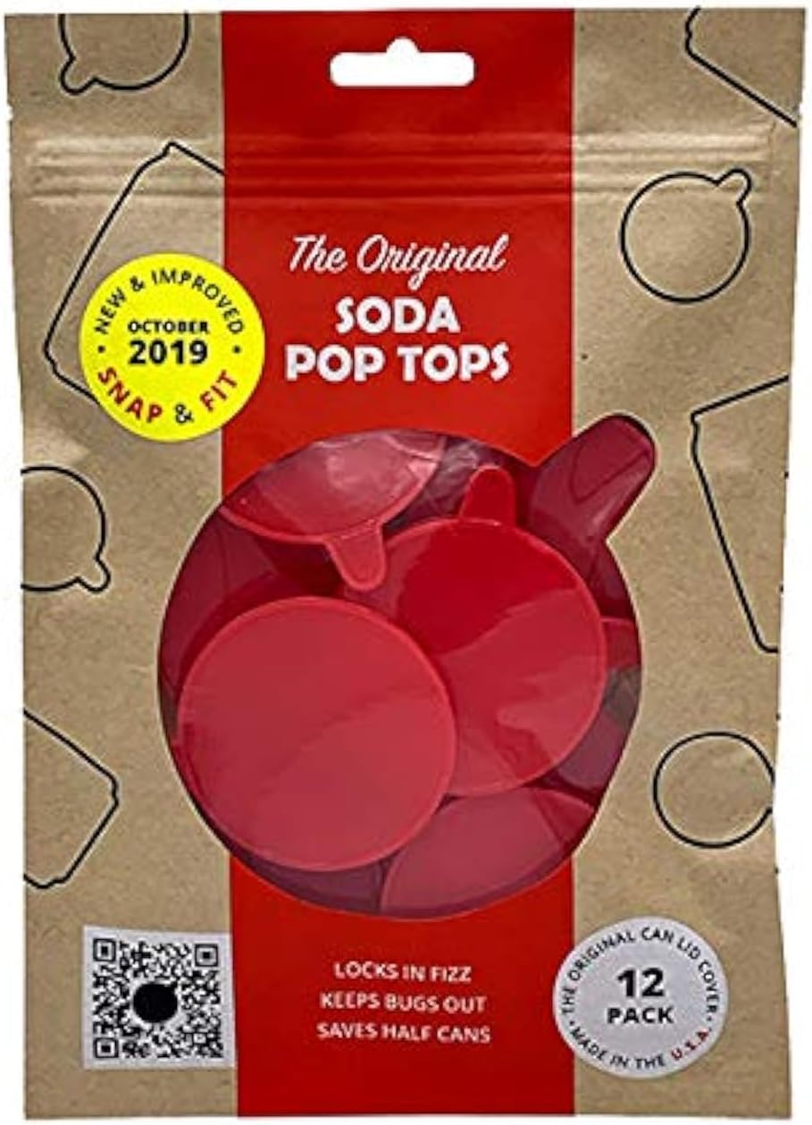 12 Pack Can Lid Covers, Assorted
