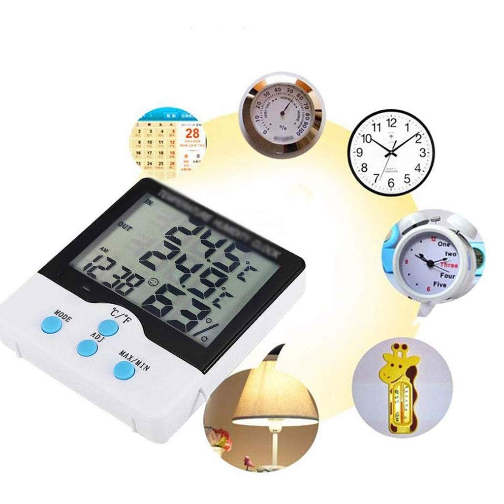 Termometr pokojowy - wewnętrzny elektroniczny miernik temperatury i wilgotności, precyzyjny termometr temperatury w pomieszczeniu domowym