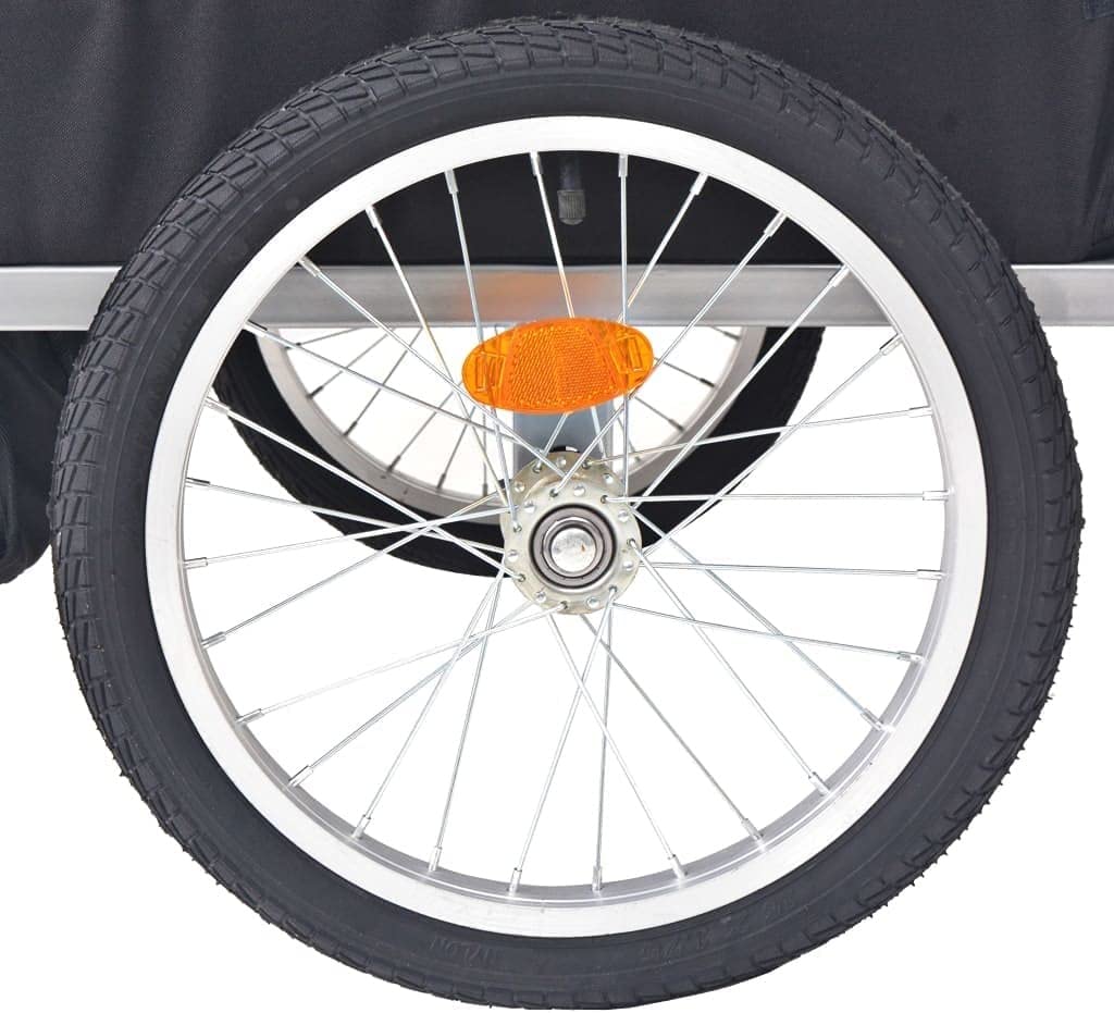 Przyczepka rowerowa, praktyczna przyczepka rowerowa do przechowywania, przyczepka do rowerów dziecięcych, przyczepka dziecięca, do podróży i joggingu, nośność 30 kg