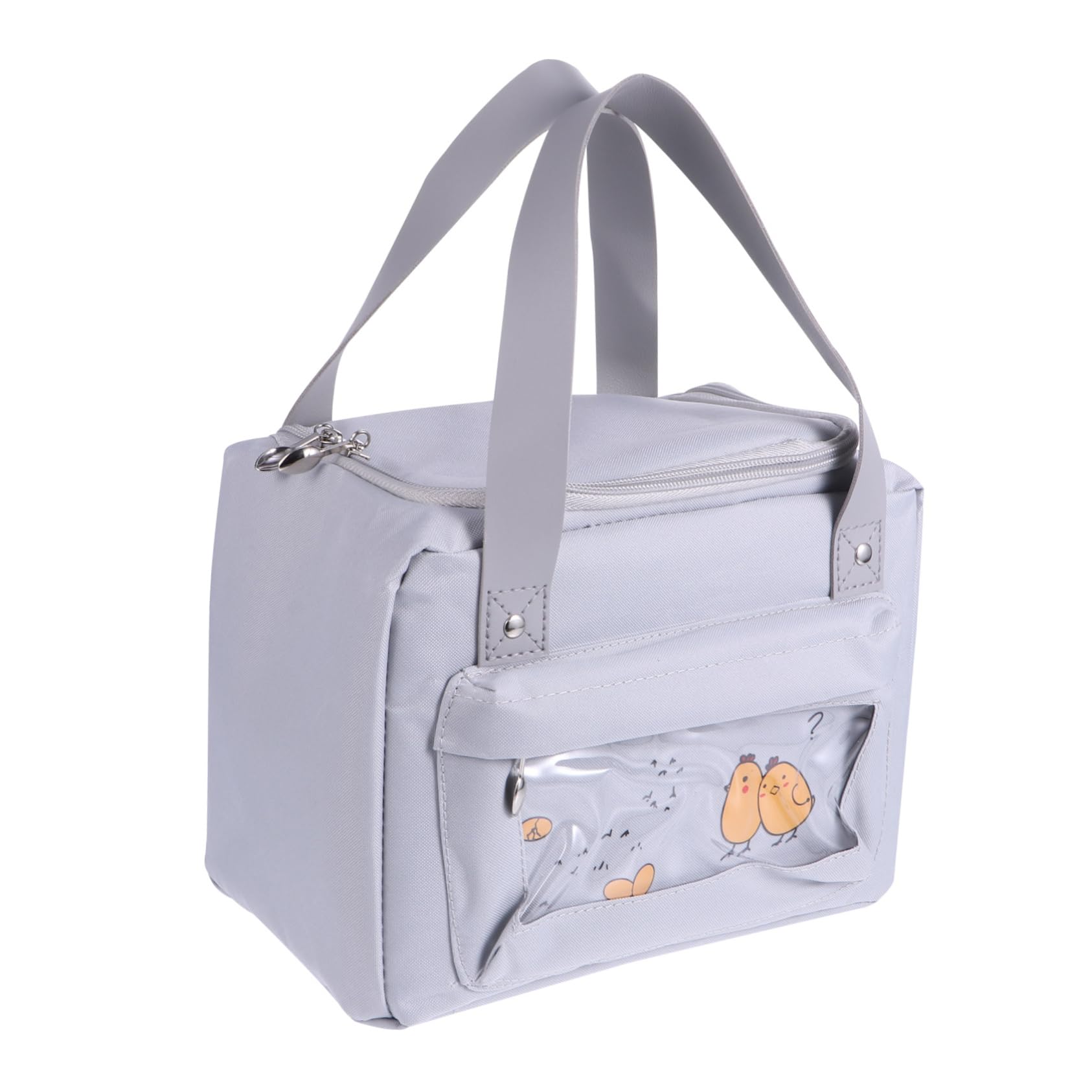 Mikinona Oxford Lunchbox Tasche Isolierte Bento Tasche Tragbare Picknicktasche Für Lebensmittel Doppellagige Aluminiumfolie Für Büro Schule Und Outdoor-aktivitäten