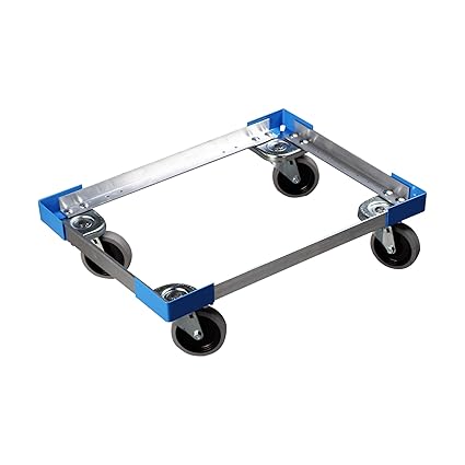 Carlisle DL30023 Cateraide Aluminum Dolly, 23-1/4 Length x 16-7/8 Width