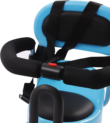 Miniatura 6 de Gdrasuya10 Asiento trasero de bicicleta, asiento trasero de bicicleta para niños, asiento de bicicleta montado en la parte trasera para niños,