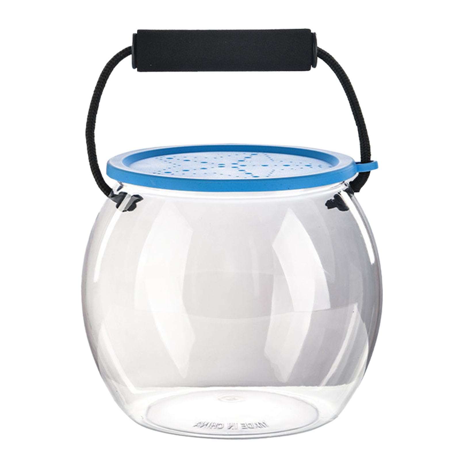 Portable Fish Tank & Transport Bucket - Multifunctional Leak-Proof Aquarium for Beach, Lake Fishing & Outdoor Family Use - Decorative Container with Handle for Fish Catching Enthusiasts