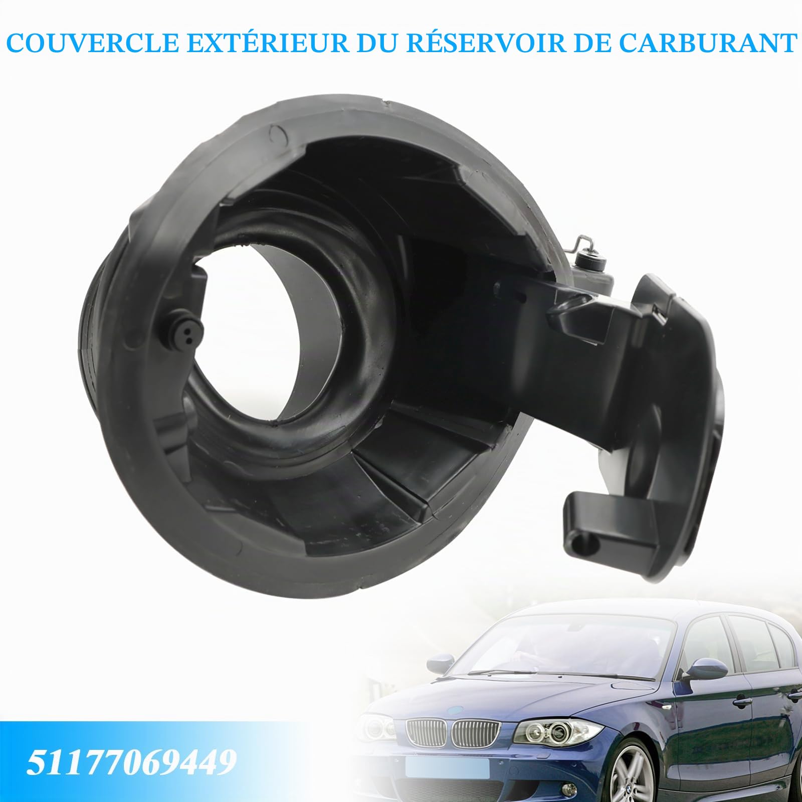 Filler Pot Tank Flap Hinge Cover 51177069449 for BMW 1 Series E81 E87