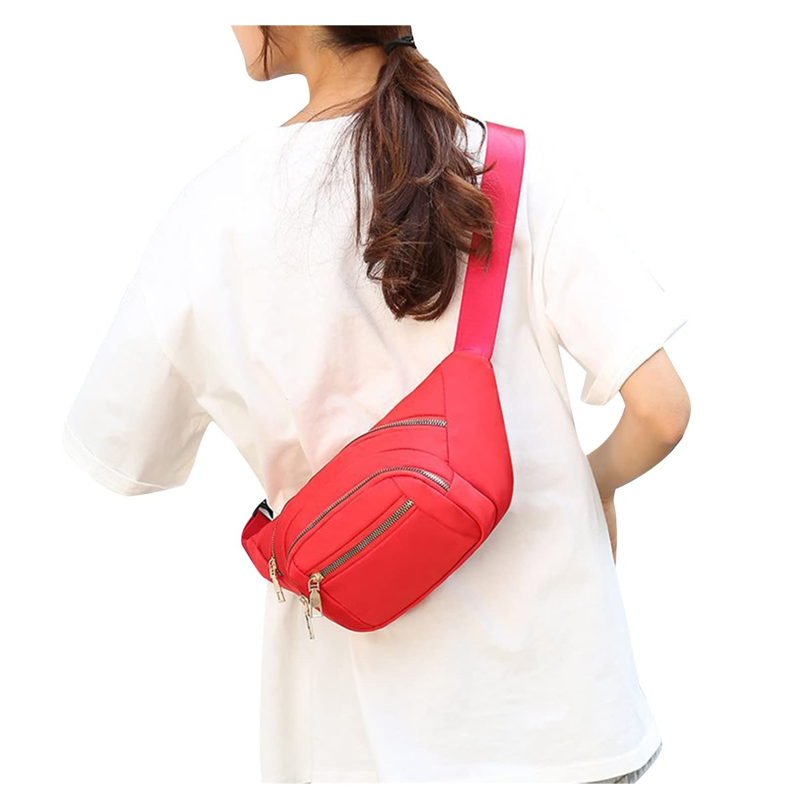 Bolsa de Cintura Femenina Bolsa Deportiva de Paquete de cofres de Gran Capacidad for Mujeres