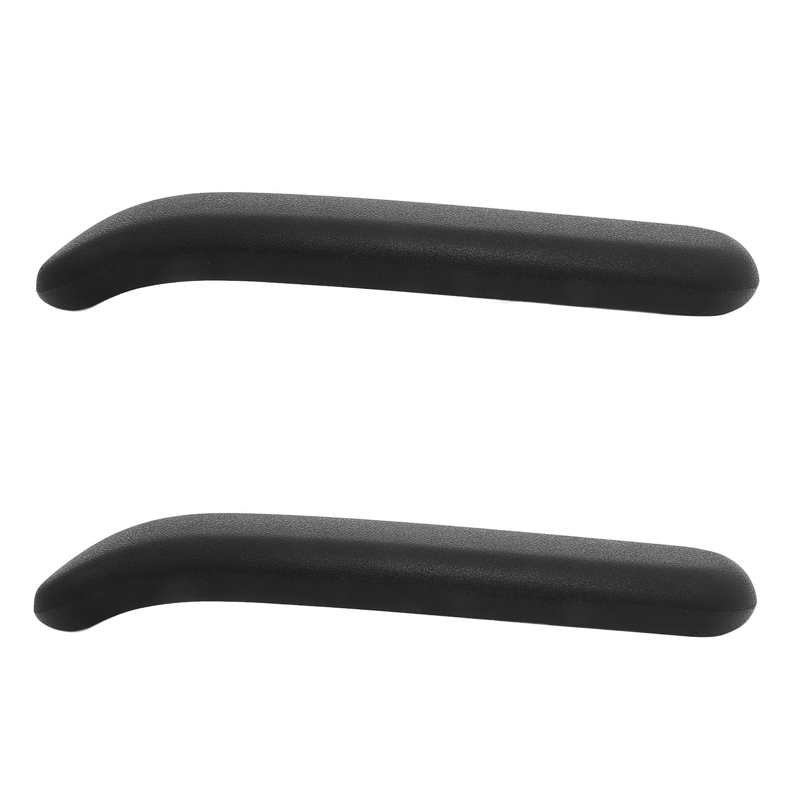 Almohadillas Agarre Cómodo para Reposabrazos 2 Piezas de Silla de Oficina de PU Negro y Reposabrazos Ajustable para Uso en Oficina