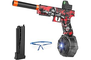 Electric Gel Ball Blaster with Drum - JM-X2: Captivating Splatter Ball Gun