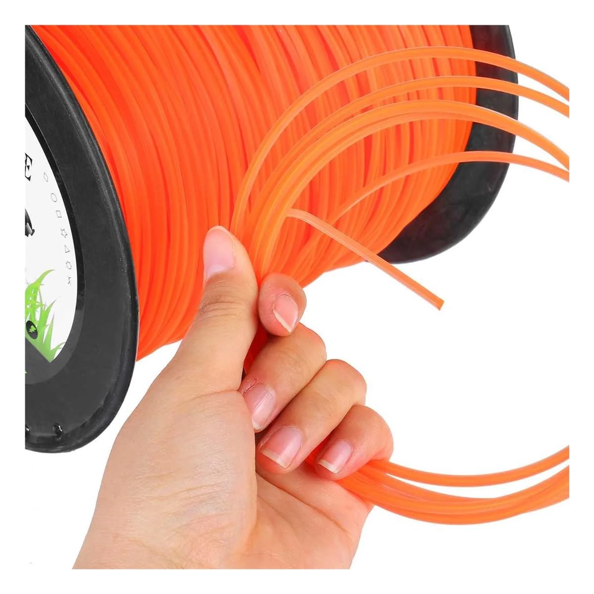 Cavo Arancione a Linea Tonda da 30 m 50 m Cavo Versatile Compatibile con Accessori per Tosaerba(A)