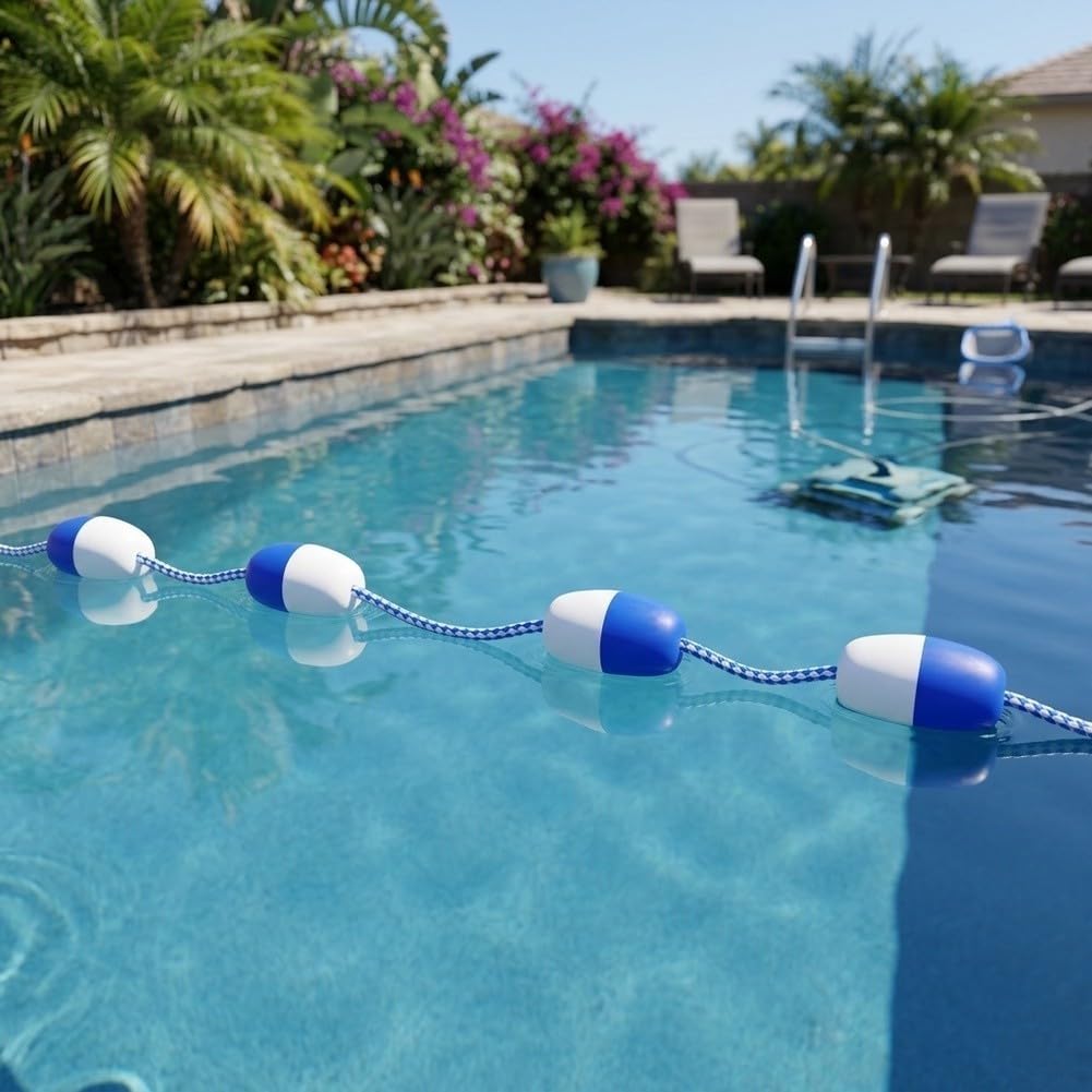 Corde Flottante Piscine 10m Matériau pour robuste Intérieur Corde