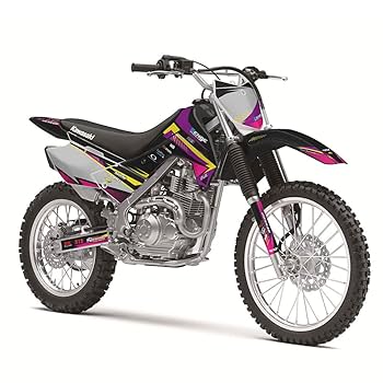 Amazon.com: 2008-2018 KLX 140 Surge Purple Senge Graphics