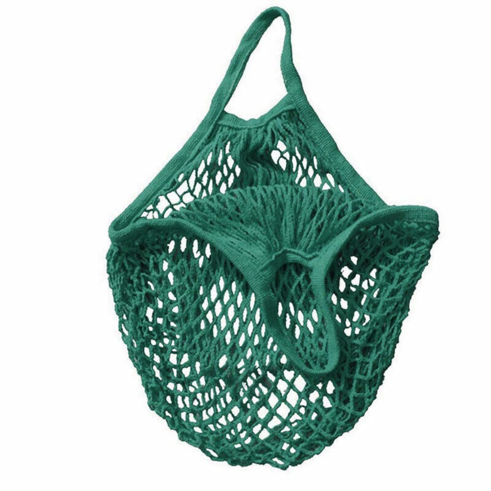 anso Reusable String Shopping Grocery Bag Shopper Tote Mesh Net Woven Cotton Market Bags