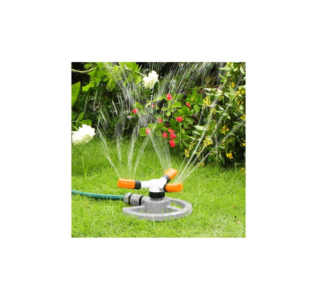 Rotante Automatico 360° - 3 Bracci Regolabili - 36 Ugelli - Per Prato E Orto Irrigatore Giardino - Foto 2