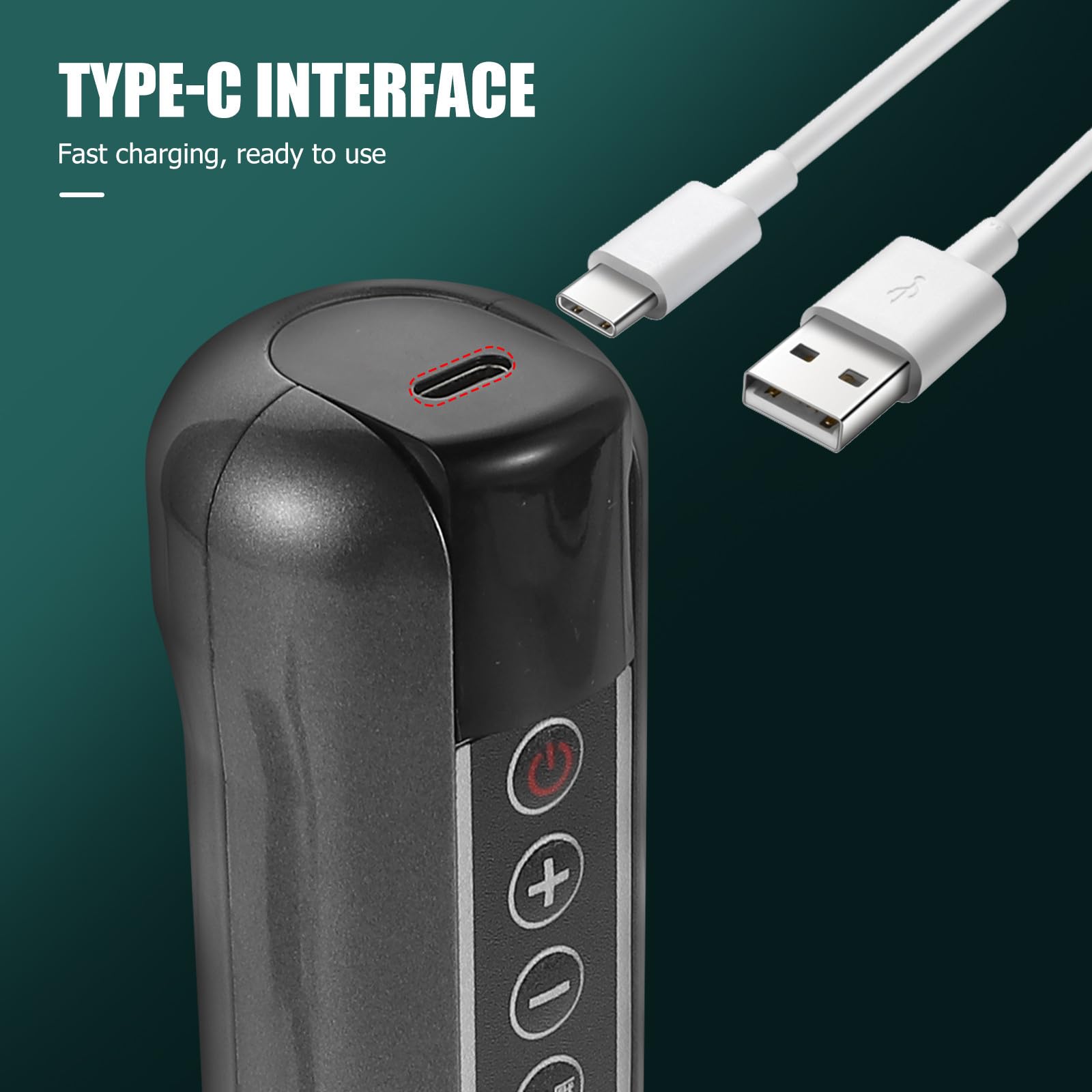 Dispositivo de Raspado Eléctrico Multifunción Negro Abs para Espalda