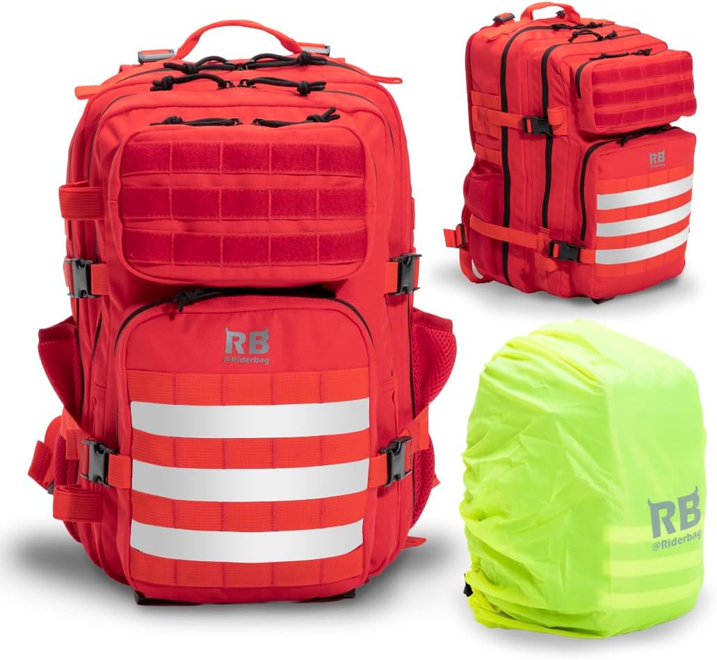 Xtreme 30L Tactical Backpack: Versatile Carry-On & Gym Bag with Laptop Sleeve (Red) Xtreme 30L Tactical Backpack: Versatile Carry-On & Gym Bag with Laptop Sleeve (Red)