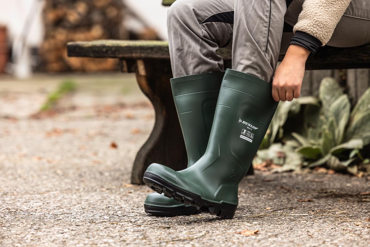 DUNLOP Protective Footwear, Work-It Full Safety, Verde Patrimonio, Talla