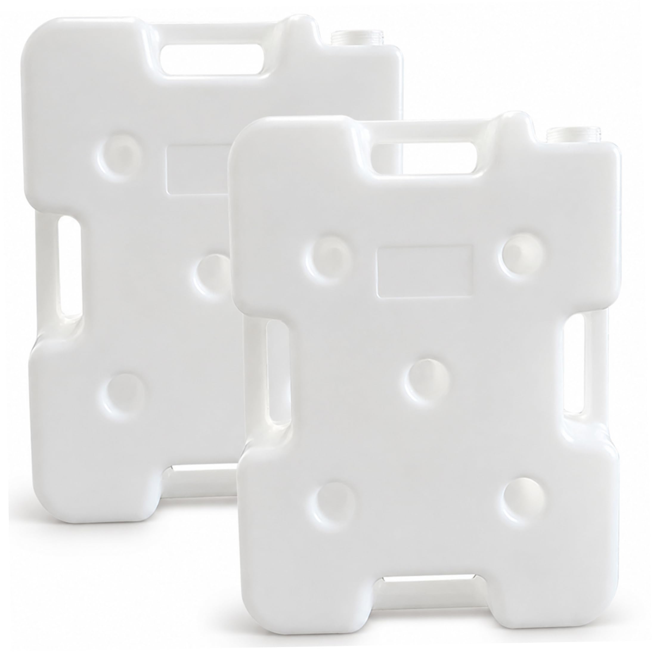 Bemonew White Pool Step Weights 2 Pack 48 Lbs Pool Ladder Weights For Above Ground Pools, Plastic Step With Secure Straps For Steps