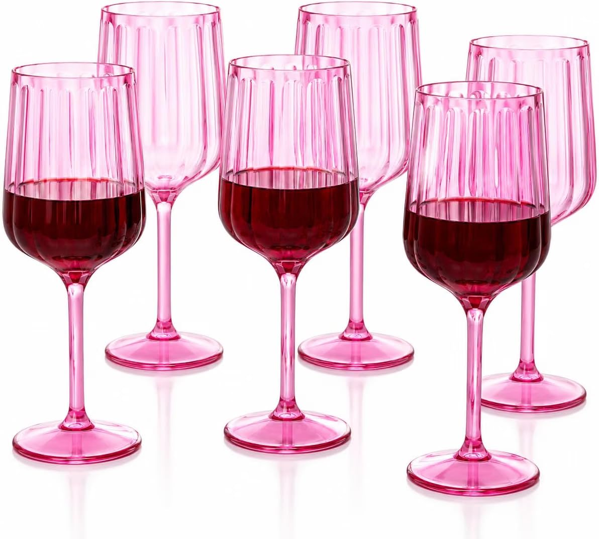 Amazon.com | Khen Acrylic Lucia Stemmed Goblets - Unbreakable Wine