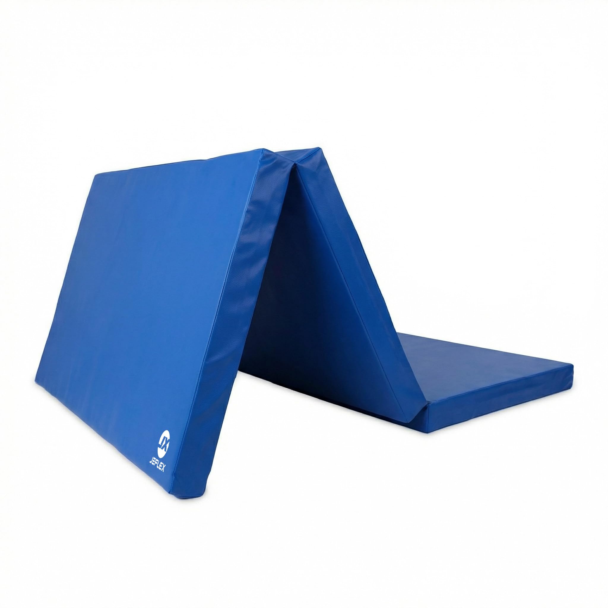 Jeflex - klappbare Weichbodenmatte & Turnmatte 210 x 100 x 8 cm MADE IN GERMANY/Gymnastikmatte tragbar/platzsparende Fitnessmatte & Yogamatte/Spielmatte für Kinderzimmer
