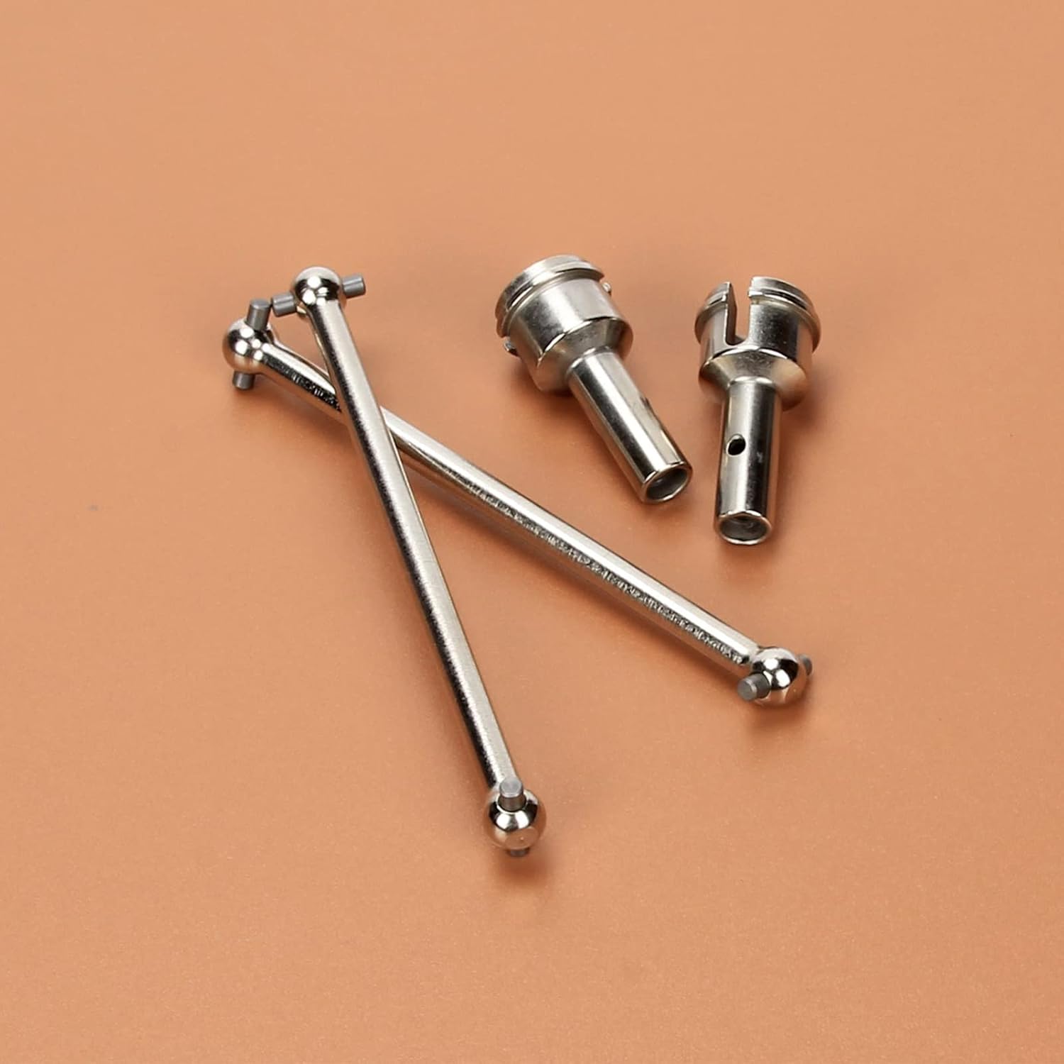 RCAWD Dogbone 91mm & Wheel Axle Rear for ARRMA 6S 1/7 Infraction Felony & Limitless Roller, 1/8 Typhon 6S &Roller Upgrades Parts, Drive Shaft Hop Ups for#ARAC4031,#AR310456, #ARAC9411#AR310431 Silver