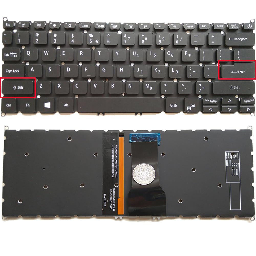 Podświetlana klawiatura do laptopa Acer Swift SF314-54 SF314-54G SF314-56 N17W7 N17W6 NH16P9 klawiatura laptopa-układ USA