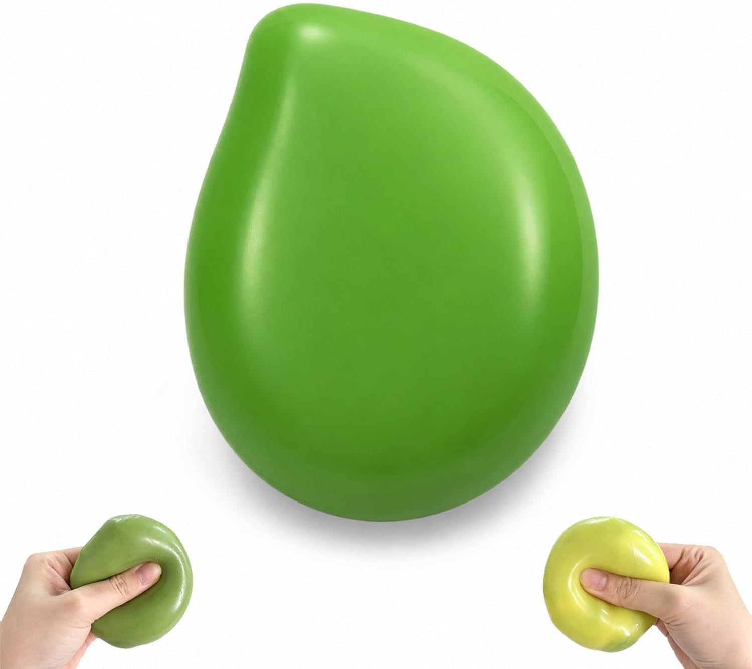 Crunchy Mango Squishy, Mango Squishy, Soft Slow Color Changing Mango Squishys, Realistic Fruit Squeeze Toy,Stress Relief, for Adults