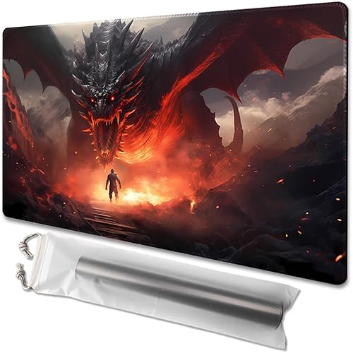 Miniatura 10 de MTG Playmat - Impresión antideslizante en la parte trasera, ideal para entusiastas de los juegos de cartas, tapete de juego TCG, purificar tierra