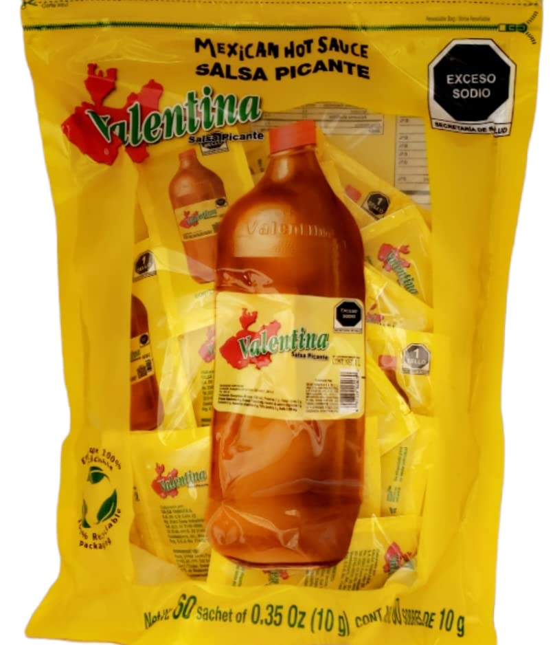 Valentina Hot Sauce 60 packs Yaxa Store
