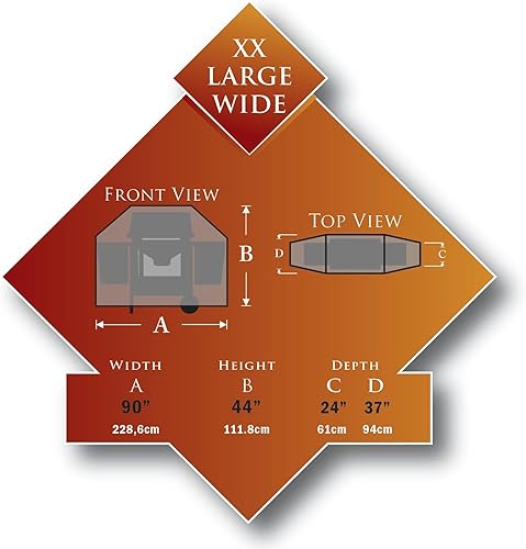 Miniatura 5 de Montana Grilling Gear, funda para asador, calidad premium, con tecnología de ventilación patentada que reduce la condensación, resistente a la