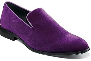 Purple Dress Shoes: Sleek Savian Loafers for Men