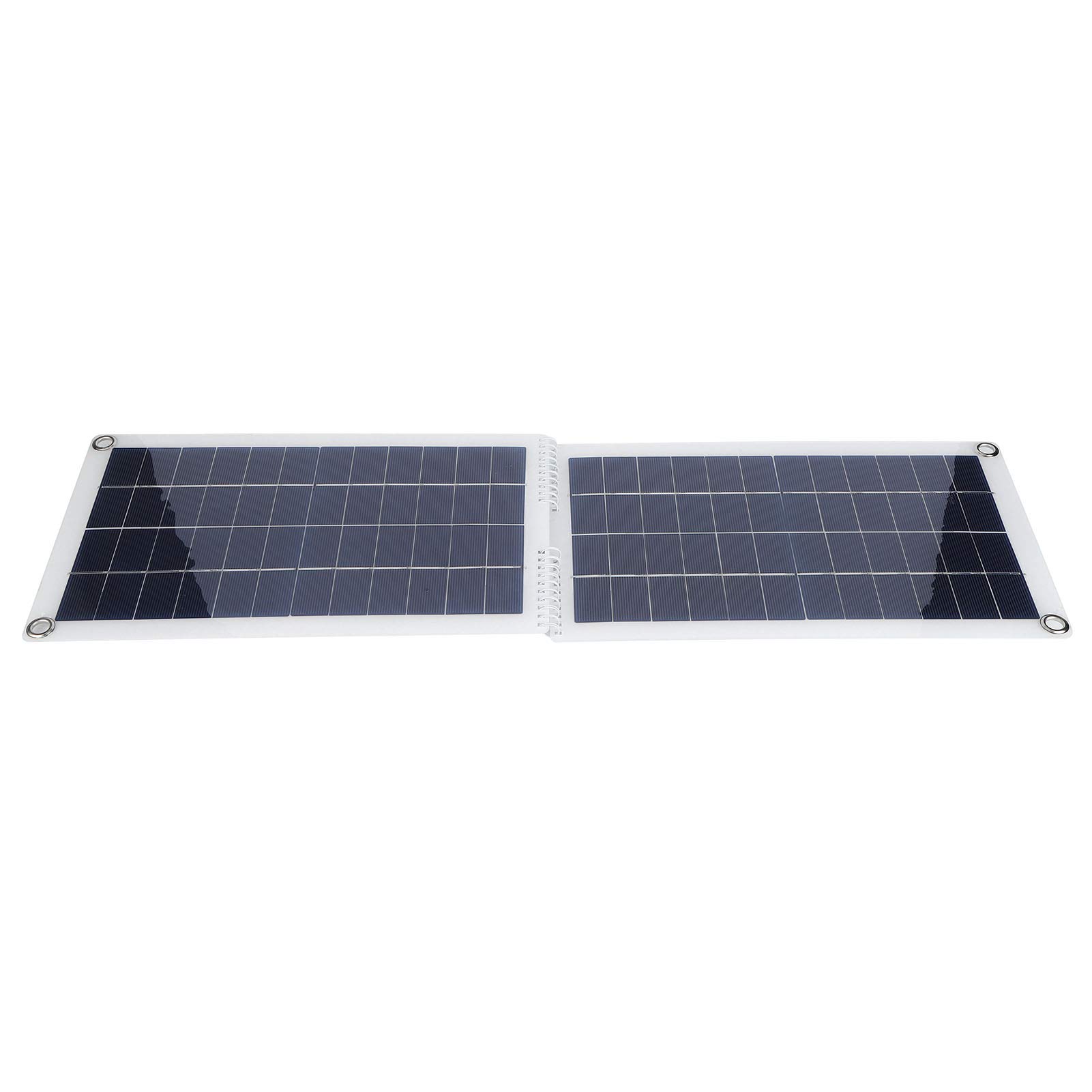 Fdit Panel Portátil con Cargador Solar Plegable de 30W con Salidas USB Duales para Acampar y Viajar Al Aire Libre