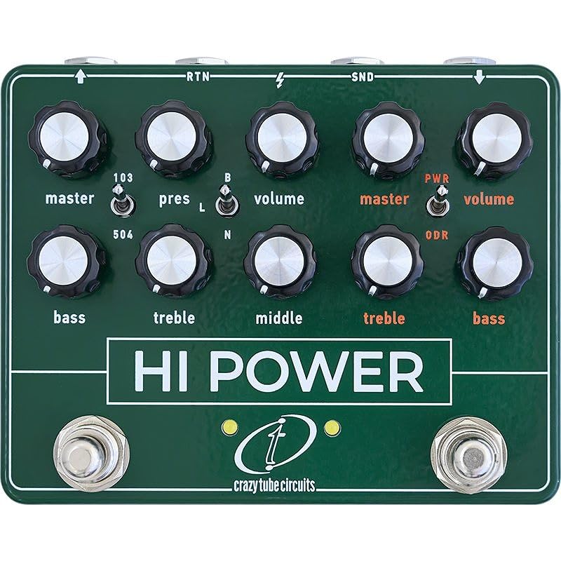 Crazy Tube Circuits エフェクター　ディストーション Amazon | Crazy Tube Circuits/HI POWER オーバードライブ