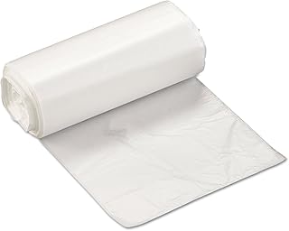 Inteplast EC171806N High-Density Can Liner, 17 x 18, 4gal, 6 Micron, Clear, 50/Roll, 40 Rolls/Carton