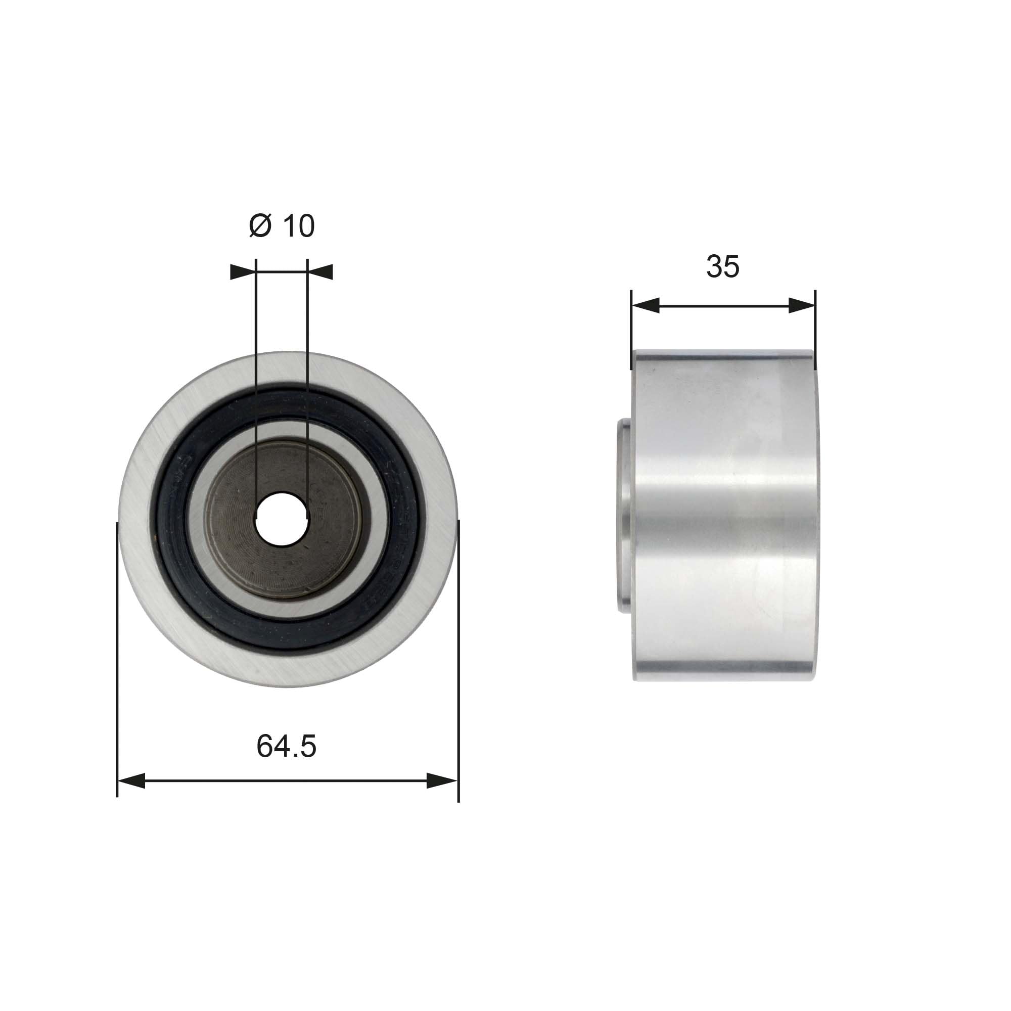 GATES Kit de correa de distribución K015466XS Número de dientes: 109 30mm 1038mm Compatible con LAND ROVER Range Rover I