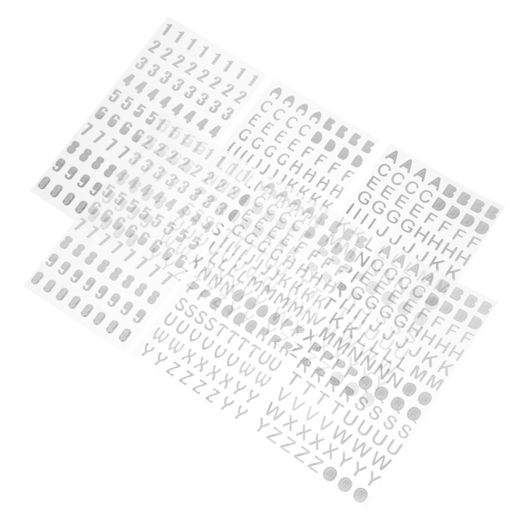 Abaodam 30fogli Decalcomanie Adesive Per Scrapbook e Decorazioni Per Album Biglietti e Attività Scolastiche