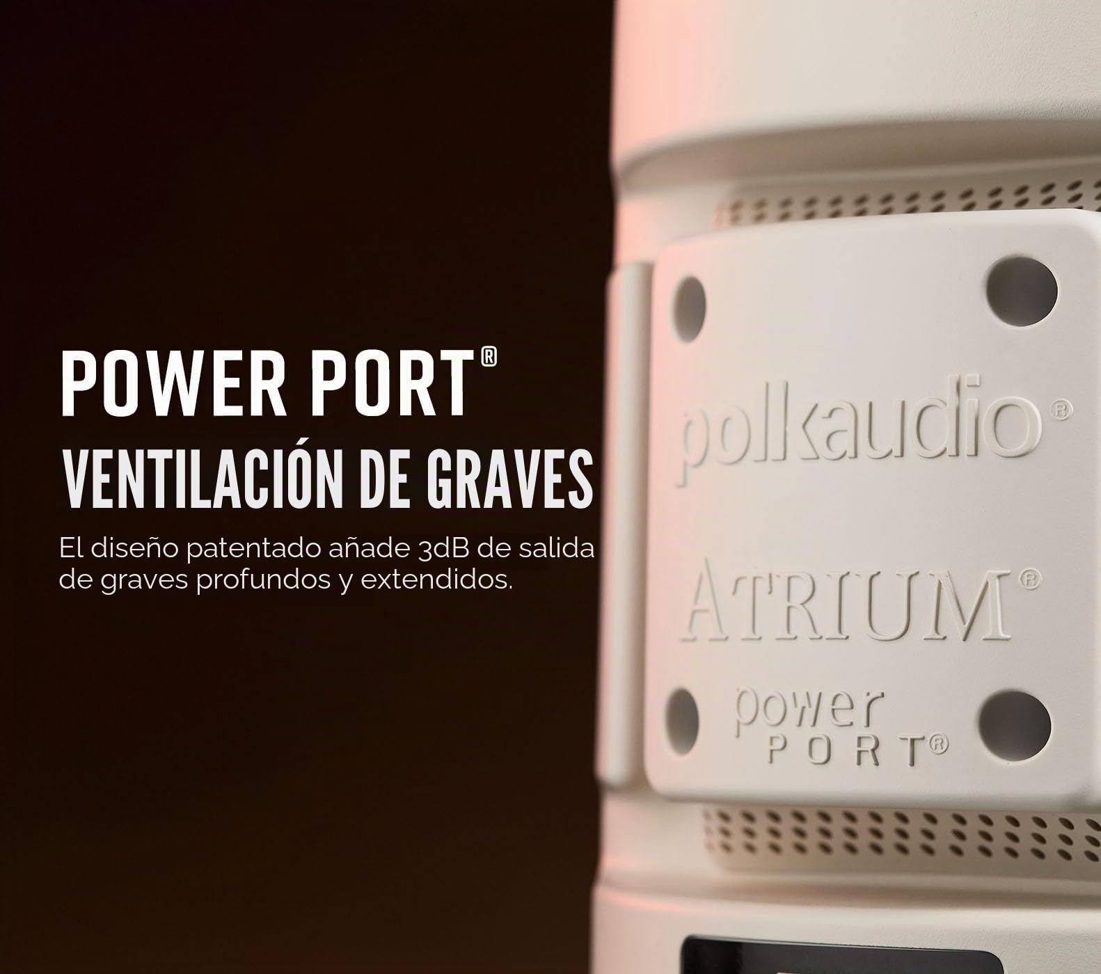 Polk Audio Atrium 6 - Pareja Altavoces, Color Blanco
