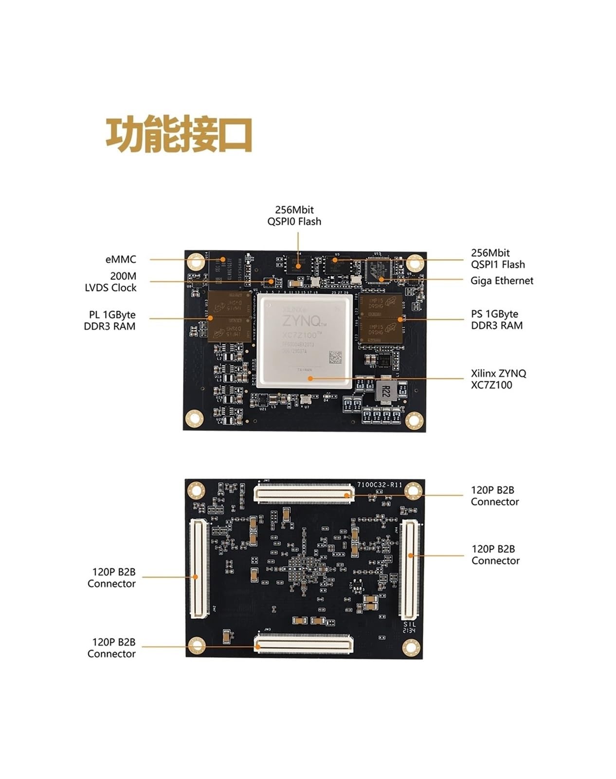 Carte mère FPGA XME7035 Carte mère Industrielle
